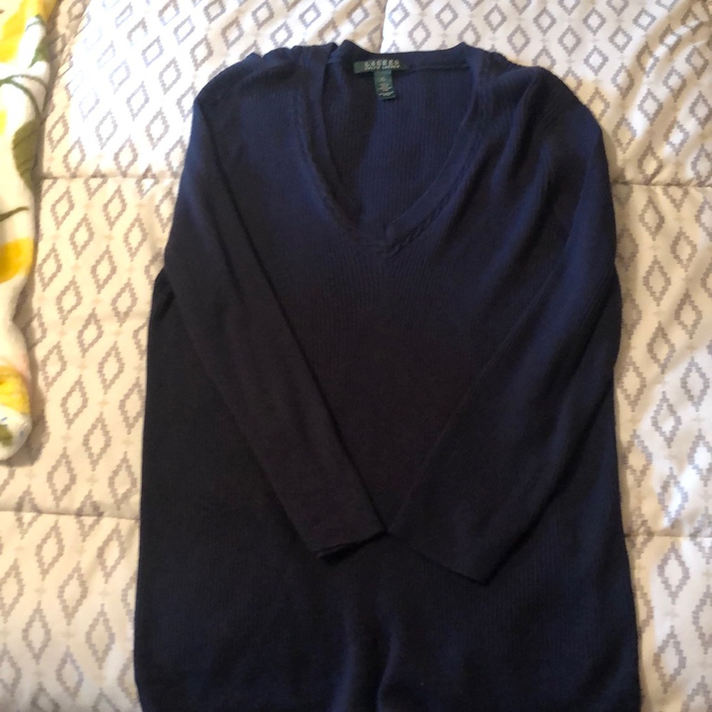 Lauren by Ralph Lauren Navy sweater